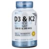 8-200.jpg Nutri - Vitaminas D3 e K2 Glicinato de Magnésio 120 Cápsulas Veganas