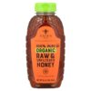 Nate's Honey - 100% Mel Orgânico Puro Cru e Não Filtrado 454 g
