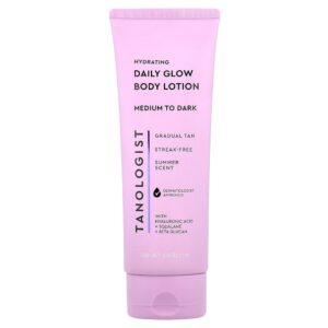 Tanologist - Loção Corporal Daily Glow Médio ao Escuro Verão 250 ml