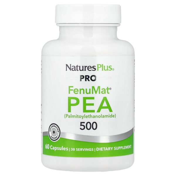 NaturePlus - PEA Pro FenuMat 500 mg 60 Cápsulas