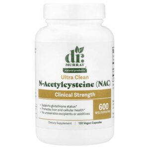 Dr. Murray's - NAC 600 mg 120 Cápsulas Vegetais