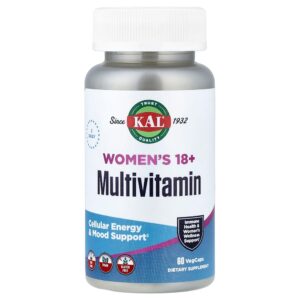 KAL - Multivitamínico para Mulheres Acima de 18 Anos 60 Cápsulas VegCaps