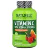 NATURELO - Vitamina C com Acerola e Bioflavonoides Cítricos 180 Cápsulas Vegetarianas