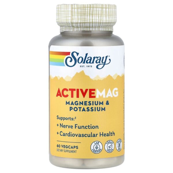 Solaray - ActiveMag 60 Cápsulas VegCaps