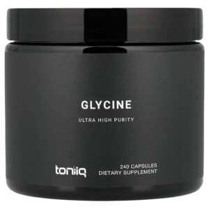 Toniiq - Glicina 240 Cápsulas (650 mg por Cápsula)