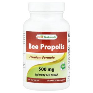 Best Naturals - Própolis de Abelha 500 mg 120 Cápsulas