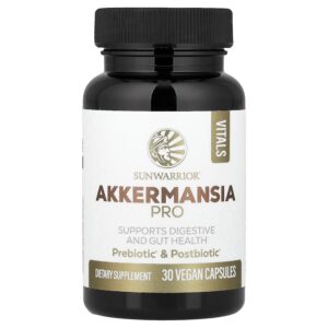 Sunwarrior - Akkermansia Pro 30 Cápsulas Veganas