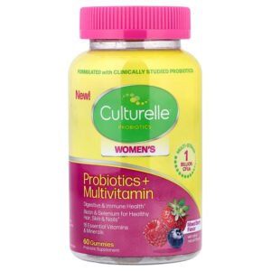 Culturelle - Probiotic's Women's Probiotic + Multivitamin Gummies Mixed Berry 60 Gummies