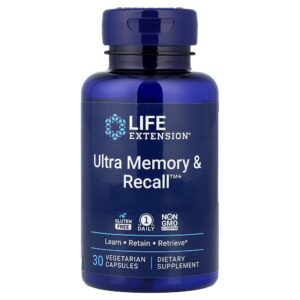 Life Extension - Ultra Memory & Recall 30 Cápsulas Vegetarianas