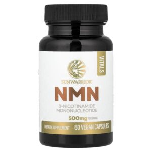 Sunwarrior - NMN 60 Cápsulas Veganas (250 mg por Cápsula)