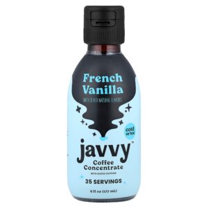 Javvy Coffee - Concentrado de Café com Adição de Cafeína Baunilha Francesa 177 ml