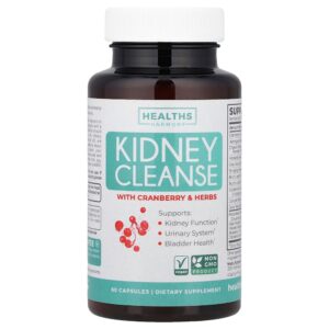 Healths Harmony - Kidney Cleanse With Cranberry & Herbs 60 Capsules