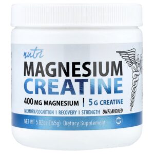 Nutri - Creatina de Magnésio Sem Sabor 165 g