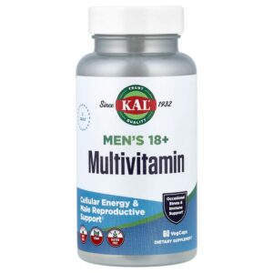 KAL - Multivitamínico para Homens 18+ 60 VegCaps