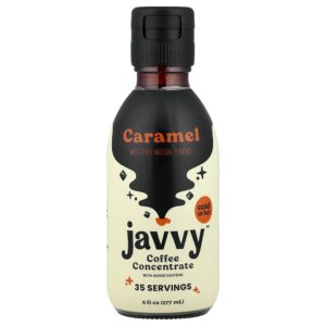 8-374.jpg Javvy Coffee - Concentrado de Café com Adição de Cafeína Caramelo 177 ml