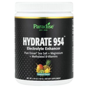 Paradise Herbs - Hydrate 954 Intensificador de Eletrólitos Sabor Tropical 140 g