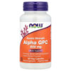 NOW Foods - Alfa-GPC 600 mg 60 Cápsulas Vegetais