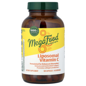 8-42.jpg MegaFood - Vitamina C Lipossomal 120 Cápsulas (500 mg por Cápsula)