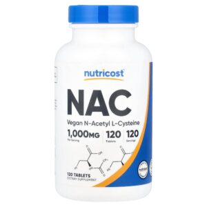 8-448.jpg Nutricost - NAC 1,000 mg 120 Comprimidos