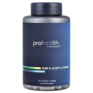 ProHealth Longevity - Acetilcisteína Pura 600 mg 120 Cápsulas
