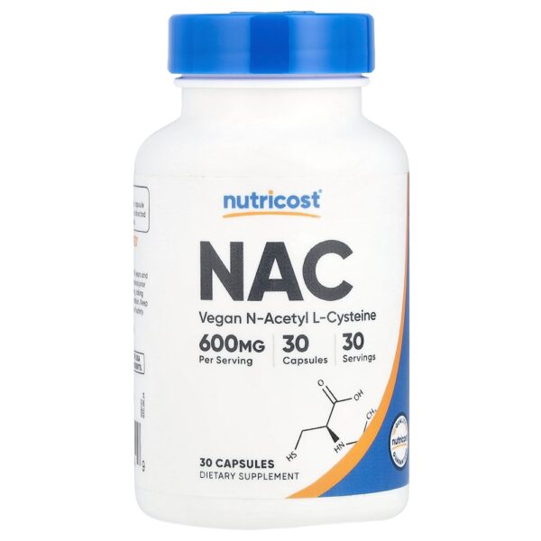 Nutricost - NAC 600 mg 30 Cápsulas