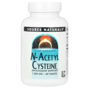 Source Naturals - Acetilcisteína 1.000 mg 60 Comprimidos