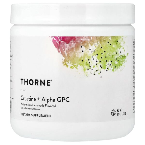 Thorne - Creatina + Alfa GPC Limonada de Melancia 231 g
