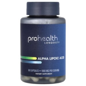 ProHealth Longevity - Ácido Tióctico 60 Cápsulas (500 mg por Cápsula)