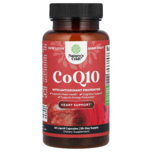 8-473.jpg Nature's Craft - CoQ10 60 Cápsulas Líquidas (100 mg por Cápsula)