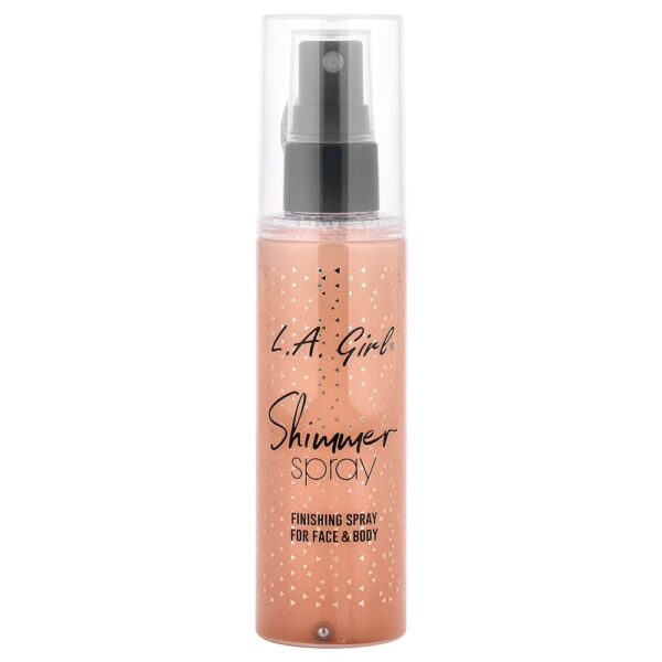 L.A. Girl - Spray Iluminador Para Rosto e Corpo GFS919A Ouro Rosa 80 ml