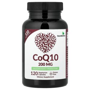Futurebiotics - CoQ10 200 mg 120 Cápsulas Vegetarianas