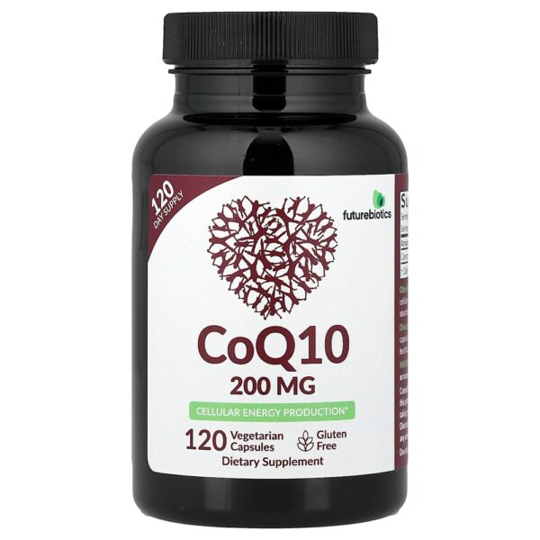 Futurebiotics - CoQ10 200 mg 120 Cápsulas Vegetarianas
