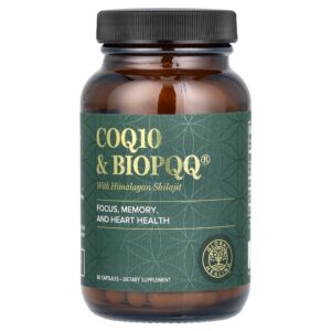 Global Healing - CoQ10 e BioPQQ com Shilajit do Himalaia 60 Cápsulas