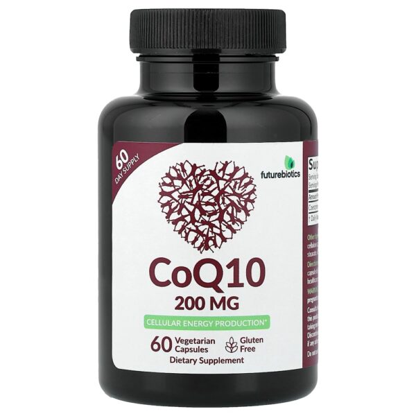 Futurebiotics - CoQ10 200 mg 60 Cápsulas Vegetarianas