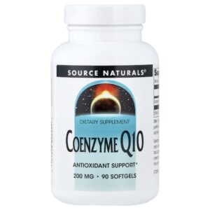 Source Naturals - Coenzima Q10 200 mg 90 Cápsulas Softgel