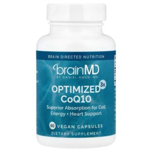 BrainMD - Optimized3x CoQ10 60 Cápsulas Veganas