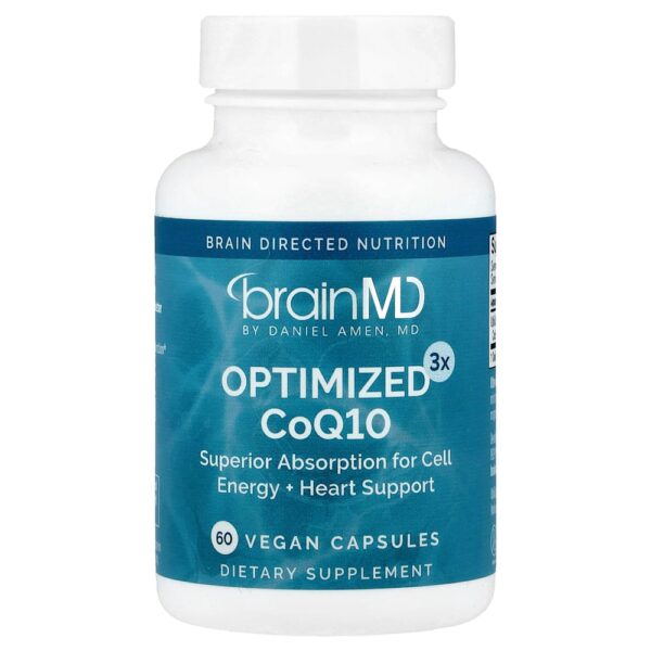 BrainMD - Optimized3x CoQ10 60 Cápsulas Veganas