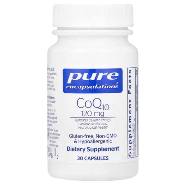8-507.jpg Pure Encapsulations - CoQ10 120 mg 30 Cápsulas