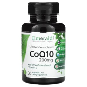 Emerald Laboratories - CoQ10 200 mg 30 Cápsulas Vegetais