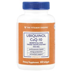 The Vitamin Shoppe - Ubiquinol CoQ-10 60 Cápsulas Softgel