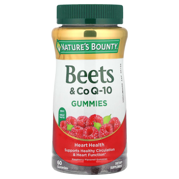 Nature's Bounty - Gomas de Beterraba e CoQ-10 Framboesa 60 Gomas