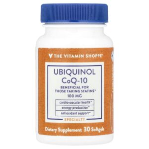 The Vitamin Shoppe - Ubiquinol CoQ-10 30 Cápsulas Softgel