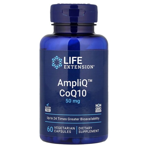 Life Extension - AmpliQ CoQ10 50 mg 60 Cápsulas Vegetarianas