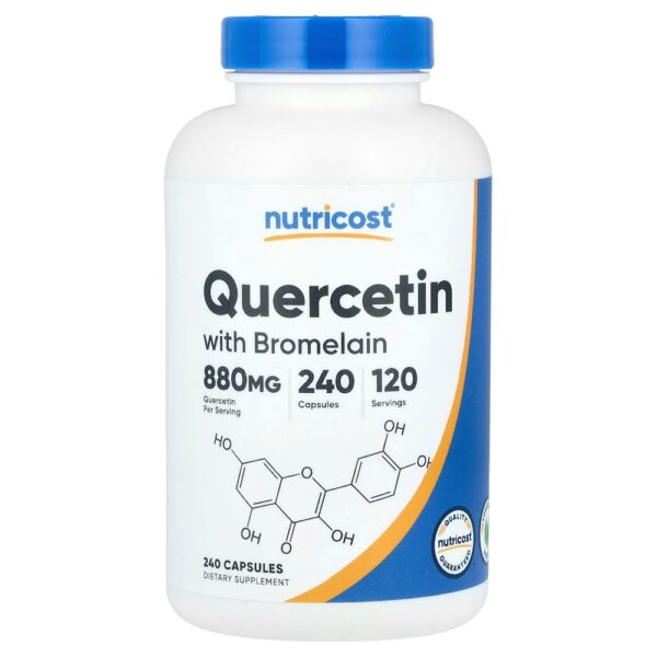 Nutricost - Quercetina com Bromelaína 240 Cápsulas