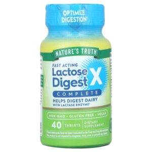 Nature's Truth - Lactose Digest X Completo de Ação Rápida 40 Comprimidos (90 mg por Comprimido)