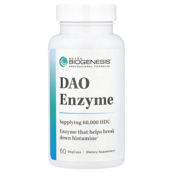 Nutra BioGenesis - Enzima DAO 60 VegCaps (4,2 mg por Cápsula)