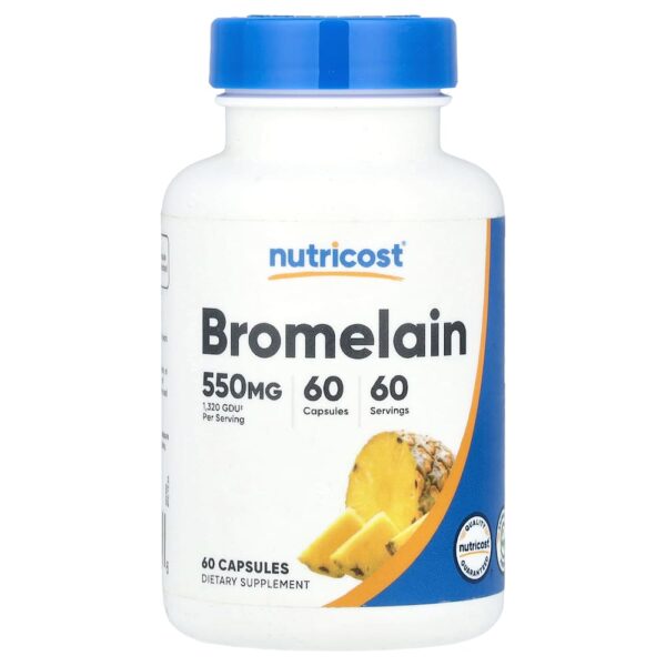 Nutricost - Bromelina 550 mg 60 Cápsulas