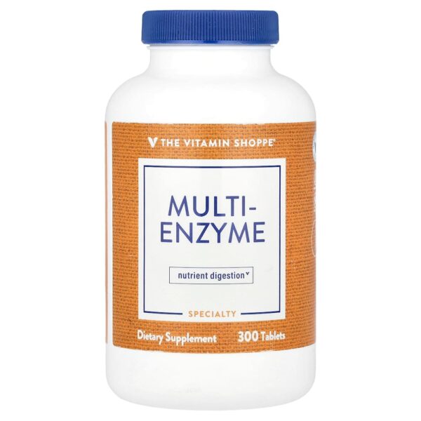 The Vitamin Shoppe - Multienzimas 300 Comprimidos
