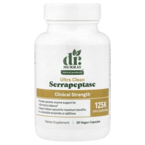 Dr. Murray's - Serrapeptase 125.000 SPU 60 Cápsulas Veganas