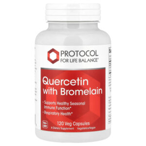 Protocol for Life Balance - Quercetina com Bromelaína 120 Cápsulas Vegetais